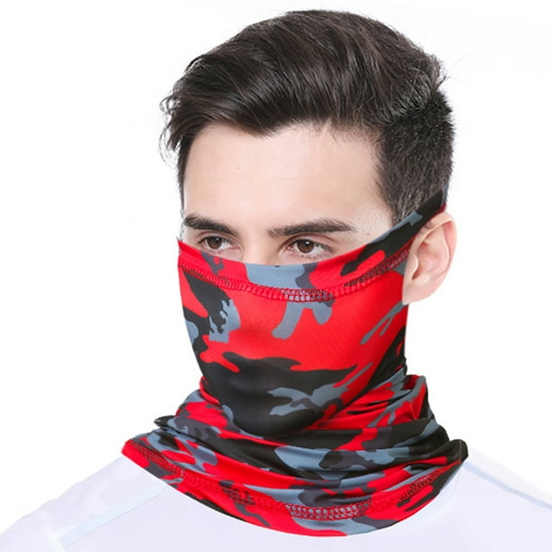 Face Neck Gaiter Summer Biker Scarf Tube Bandana Beanie Cover Cap Headwrap